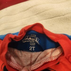 2 Spiderman pj sets